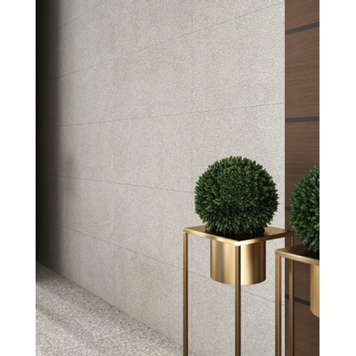 Terravito Lavena carreau mural et de sol - 60x60cm - 10mm - carré - rectifié - gris clair mat