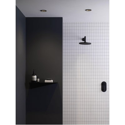 Astro Minima Round Fixed Inbouwspot - diameter 8.5cm - inbouwdiepte 11cm - IP65 - GU10 - zwart OUTLETSTORE