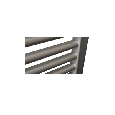 Sanicare HPW Radiateur électrique - 111,8x60cm - 730W - wifi - thermostat - noir - en bas à droite - aspect inox (argent)