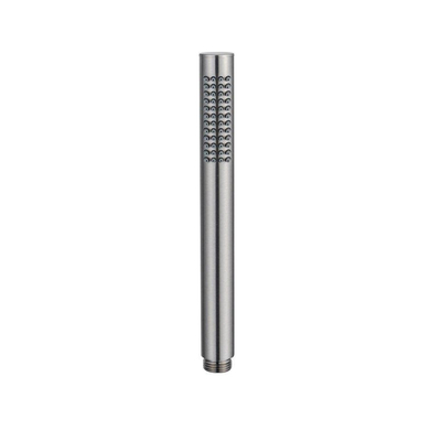 Fortifura Calvi Ensemble de douche à l'italienne - rond - thermostatique - bras plafond - douche principale de 25 cm - douchette à main - flexible lisse - Acier inoxydable brossé PVD (inox)