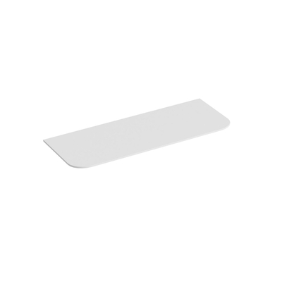 HR badmeubelen Compact Stone Bovenblad - 120.3x45.3x2cm - afgeronde hoeken - wit