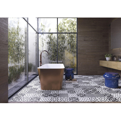 ÉCHANTILLON Cifre Cerámica Hidra Prisma White Carrelage de sol et mural Mat Multi