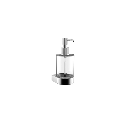 Emco Flow Distributeur de savon Verre en cristal Transparent Chrome
