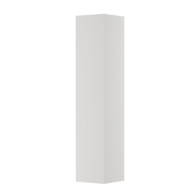 INK Armoire de salle de bains - 36x37x169cm - 1 porte - sans poignée - MDF laqué blanc mat