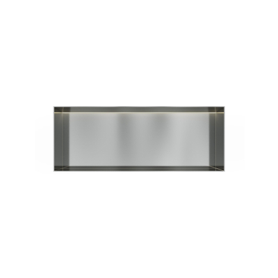 Hotbath &MORE Inbouwbox of inbouwnis - 30x80x10 - frameless + LED - RVS 316