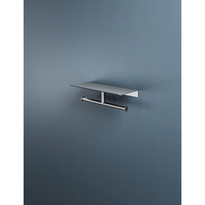 Hotbath &MORE Dubbele Rolhouder - voor planchet serie - RVS 316