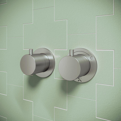 Crosswater MPRO Module Mitigeur de douche - 2 fonctions - Acier inoxydable brossé