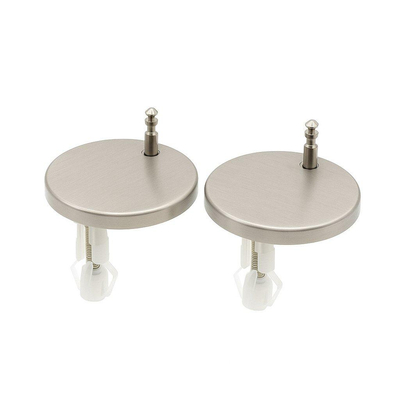 QeramiQ Parte Bevestigingsset - voor toiletzitting QeramiQ Dely (Swirl) - geborsteld RVS
