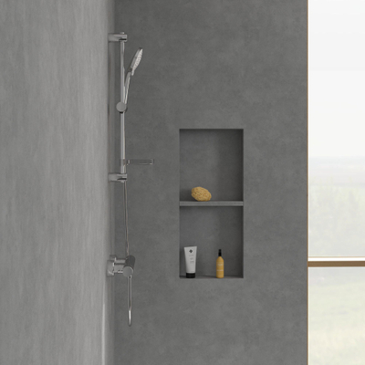 Villeroy & Boch Universal Showers Glijstangset met drie functies voor wandmontage - chroom