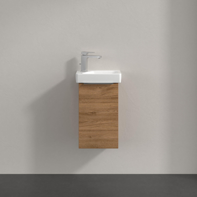 Villeroy & boch Architectura Meuble sous-lavabo pour lave-mains - 24,3x31cm - 1 porte battante - gauche - chêne kansas