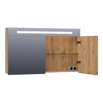 BRAUER Promise armoire de toilette – 119 x 70 x 15 cm – LED directe – Chateau