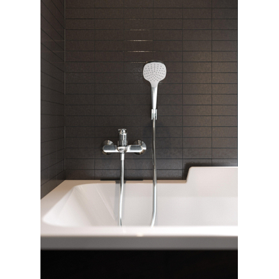 Hansgrohe Logis Badkraan - met omstel - met koppelingenHOH=15cm - hoogglans chroom