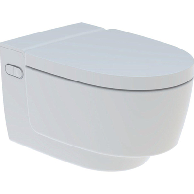 Geberit AquaClean Mera Comfort WC douche - aspiration des odeurs - séchage à air chaud - douchette féminine - softclose - commande murale blanc brillant