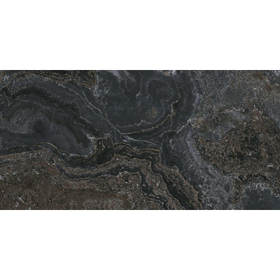 SAMPLE Cifre Cerámica Jewel Black poli rectifié Carreau de sol et de mur Aspect marbre Brillant Anthracite