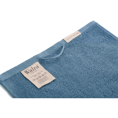 Walra Soft Cotton Serviette d'invité lot de 2 30x50cm 550 g/m2 Pétrol
