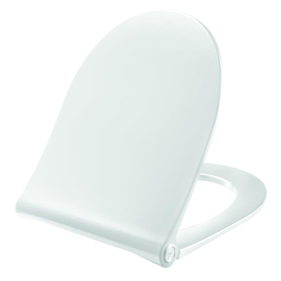 Wiesbaden Vesta hangtoilet – spoelrandloos – diepte 52 cm – met witte softclose zitting – glans wit