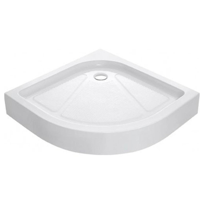 FugaFlow Efficiente Vetro 2.0 Receveur de douche 100x100x15cm quart de rond blanc