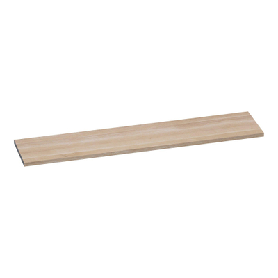 BRAUER Ocean Medium topblad - 220x46x4cm - lamellen eiken wit