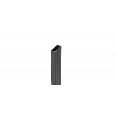 Van Rijn Products ST06 Verbredingsprofiel - 10.5x25.8mm - voor ST06 Type 350 - Wandzijde - zonder afdekkapje - Zwart