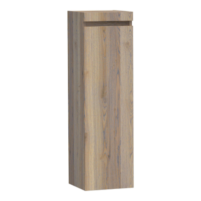 BRAUER Solution Badkamerkast - 120x35x35cm - 1 rechtsdraaiende deur - hout - Vintage oak
