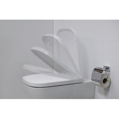 Duravit HappyD 2 cuvette WC à poser à chasse profonde back to wall 36.5x57cm incl. fixation évacuation horizontale blanc