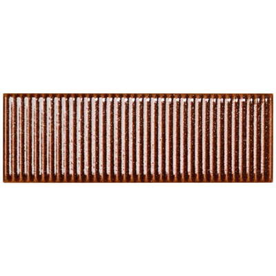 Douglas Jones RETRO Wandtegel - 5x15cm - 8.5mm - saffron dark (Rood)