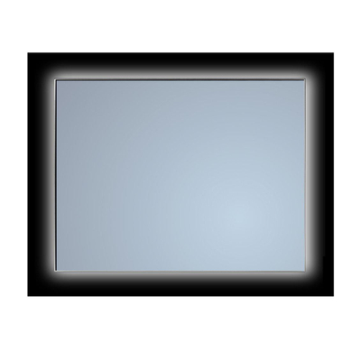 Sanicare Spiegel Ambiance 100 cm met "Cool White" leds (dimbaar met handsensor schakelaar) omlijsting alu