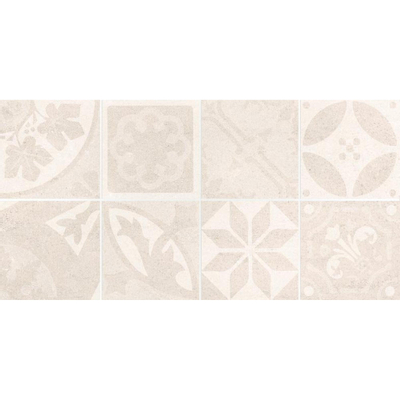 Rako extra bande décorative 19,8x39,8cm 7 avec ivoire mat