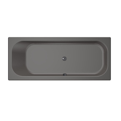 Xenz Aruba Ligbad - 190x80x48 - afvoer Midden - acryl - antraciet