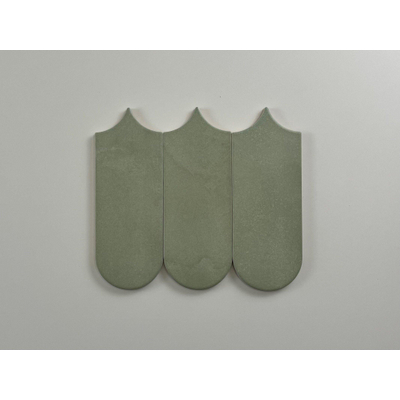SAMPLE Terravito Evarno wandtegel - 8x21.5cm - Sage mat (groen)