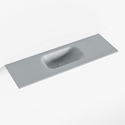 Mondiaz EDEN Fontein - 70x23x0.9cm - wasbak midden - zonder kraangaten - voor toiletmeubel - Solid surface - Plata