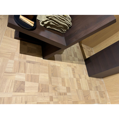 SAMPLE Terravito Favano Keramisch parket wand- en vloertegel - 80x80cm - 9.0mm - gerectificeerd - Damier