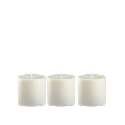 Blomus VALOA Kaarsen - navulling - 3 stuks - hoogte 6cm - Øcm - White