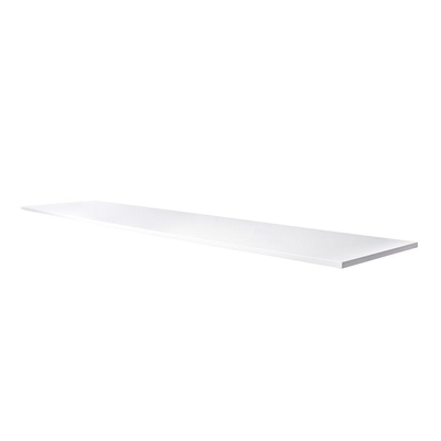 Ichoice Plan vasque MDF 200 Blanc Mat (18 mm) 198.6x1.8x46cm MDF (laqué) Blanc mat