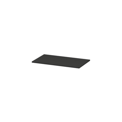 INK Topdeck Wastafelblad - 80x45x2cm - tbv onderkast - MDF lak - Mat Antrachiet