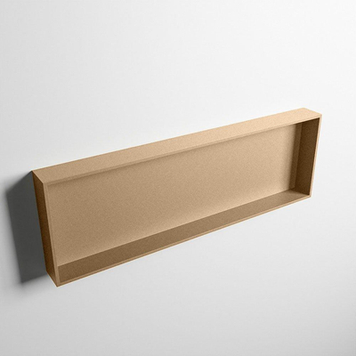 MONDIAZ EASY Nis - 89.5x29.5cm - geschikt voor in- of opbouw - 1 vak - kleur Oro | Oro