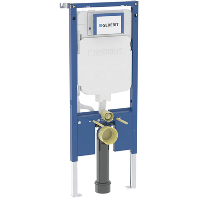 Geberit Duofix wand-wc element - 114cm sigma-8cm 4/2 liter (2016) - blauw