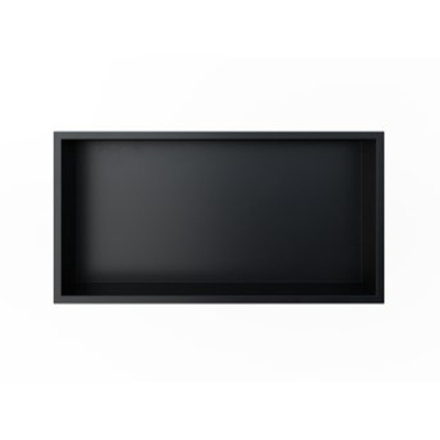 Looox Storage Collection Niche encastrable - 60x30x7cm - bride - noir mat