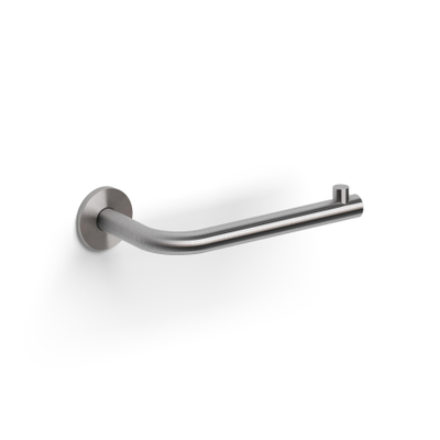 Clou Kaldur porte-rouleau de papier toilette en forme de L sans clapet inox brossé