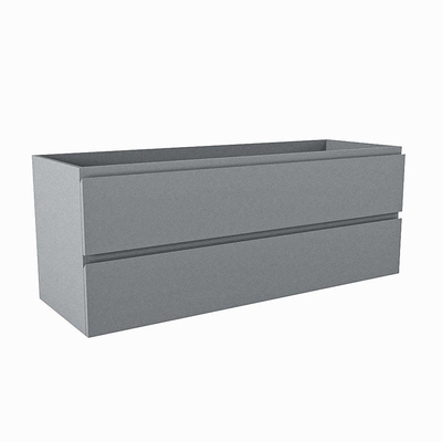 Mondiaz HAY wastafelonderkast - 130x45x50cm - 2 lades - softclose - Plata