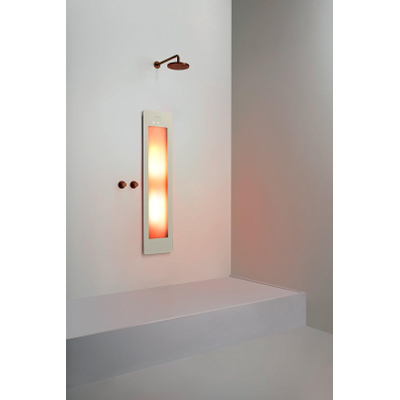 Sunshower Round Medium One infrarouge encastré 140x33x10cm Sand White