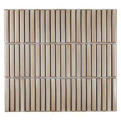 The Mosaic Factory Sevilla Mozaïektegel - 30.8x28.2cm - wand en vloertegel - glans - dessert beige