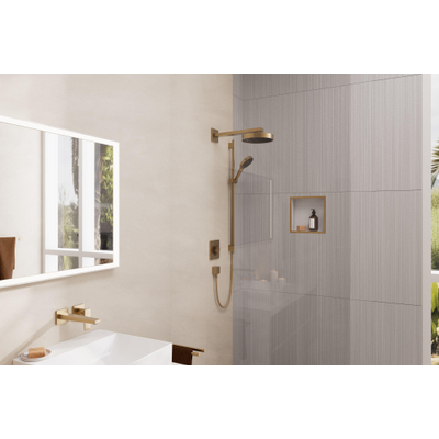 Hansgrohe douchearm Square 389mm brushed bronze