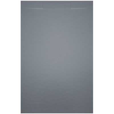 Riho Isola Douchevloer 90x90x3cm Kunstmarmer Leisteen structuur mat cement grijs SHOWROOMMODEL