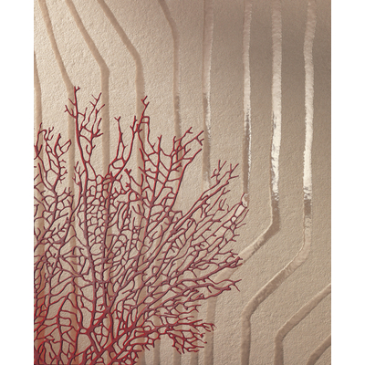Fap Ceramiche Summer wandtegel - 30.5x91.5cm - gerectificeerd - Natuursteen look - Sabia Track decor mat (grijs)