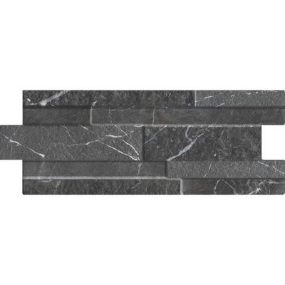 SAMPLE Ceralto Vista Pattern Carreau mural 16x40cm 10mm grès cérame Noir