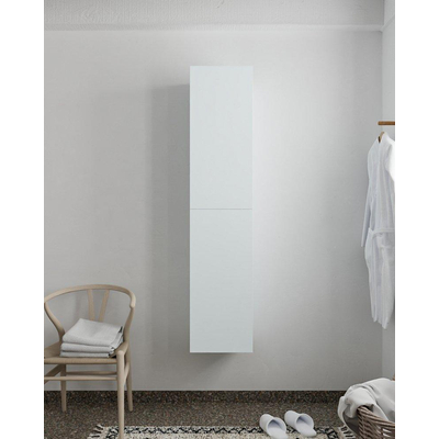 MONDIAZ BEAM Armoire colonne - 160cm - 2 portes - Clay