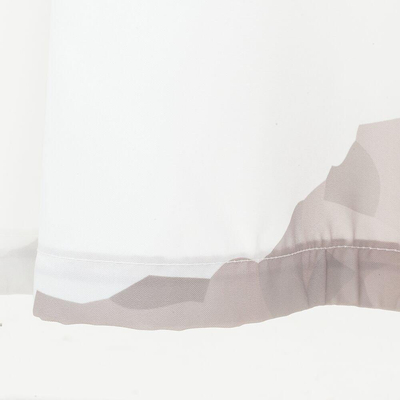 Sealskin terre rideau de douche 180x200 cm polyester vert foncé / blanc cassé