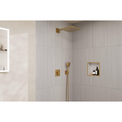 Hansgrohe Raindance E set de douche encastré - 30cm - 1 jet - brushed bronze