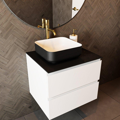 Mondiaz TOP 51 Topblad - 40x51x0.9cm - geschikt voor afdekplaat - Solid surface - Urban